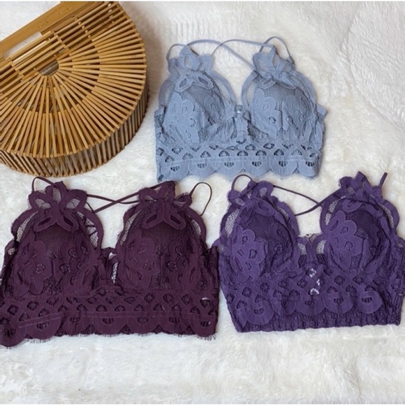 🌹Crochet Lace Bralette With Pads - Picture 11 of 13